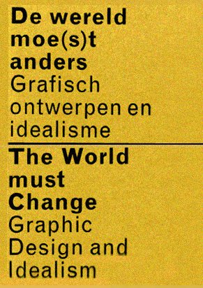 De wereld moe(s)t anders